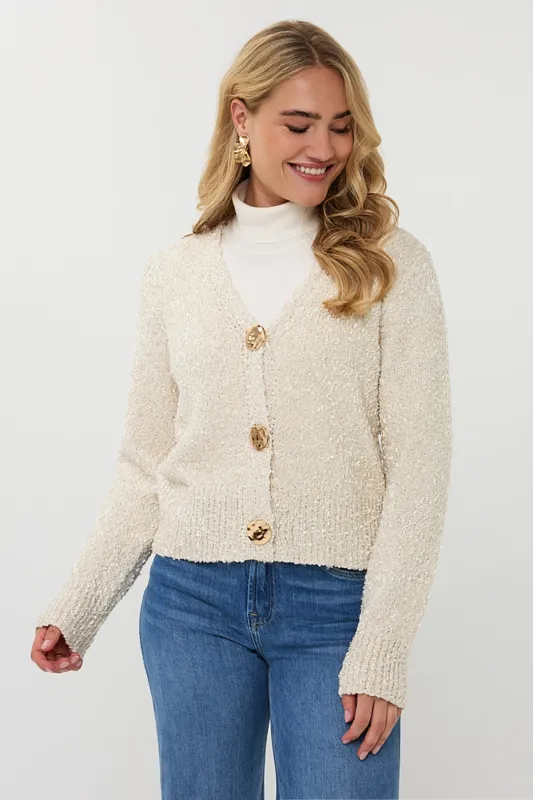 Fancy Button Cardigan sold by French Cuff