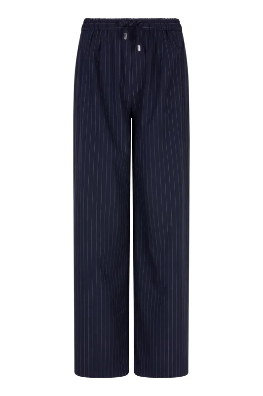 Trousers Drawstrings Pintstripe sold by French Cuff
