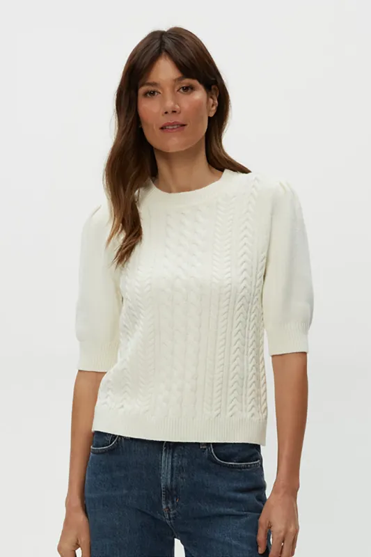 Elaine Puff Sleeve Pullover sold by French Cuff