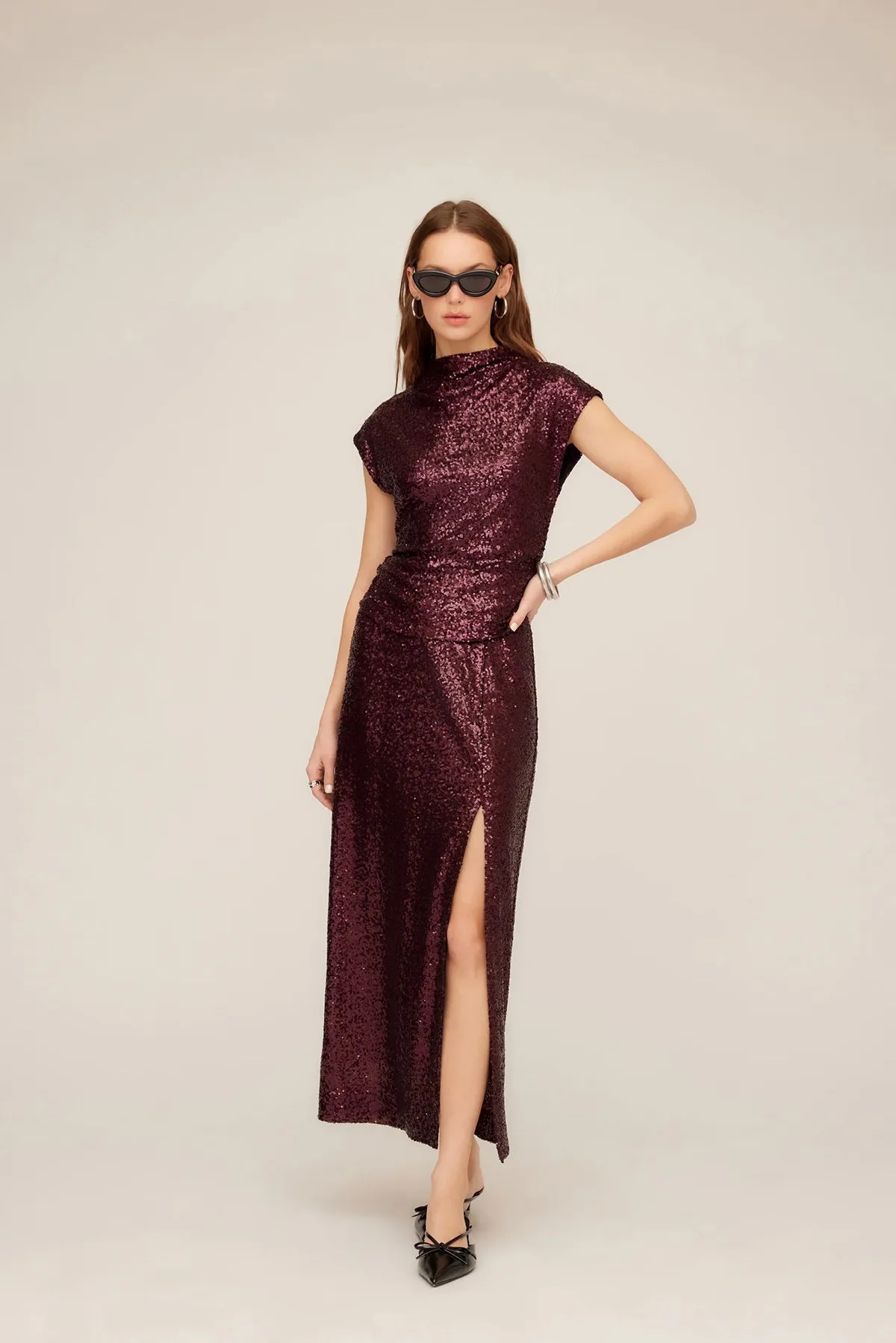 Cora Sequin Skirt sold by French Cuff product image thumbnail 5