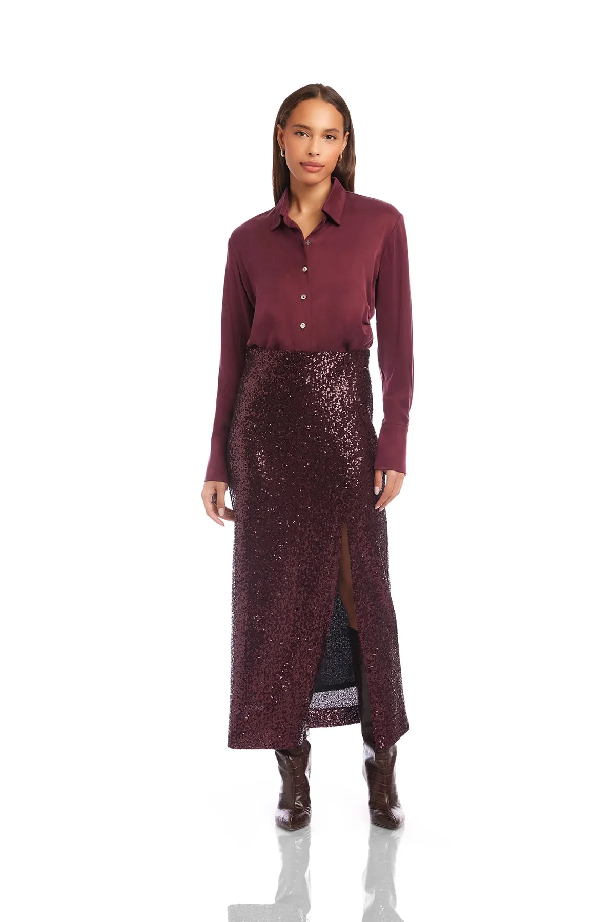 Cora Sequin Skirt sold by French Cuff product image thumbnail 2