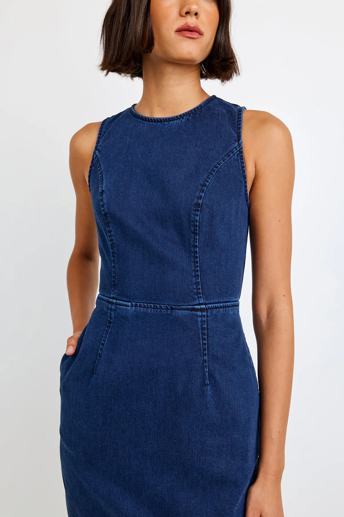 Zip Back Maxi Dress sold by French Cuff product image thumbnail 5