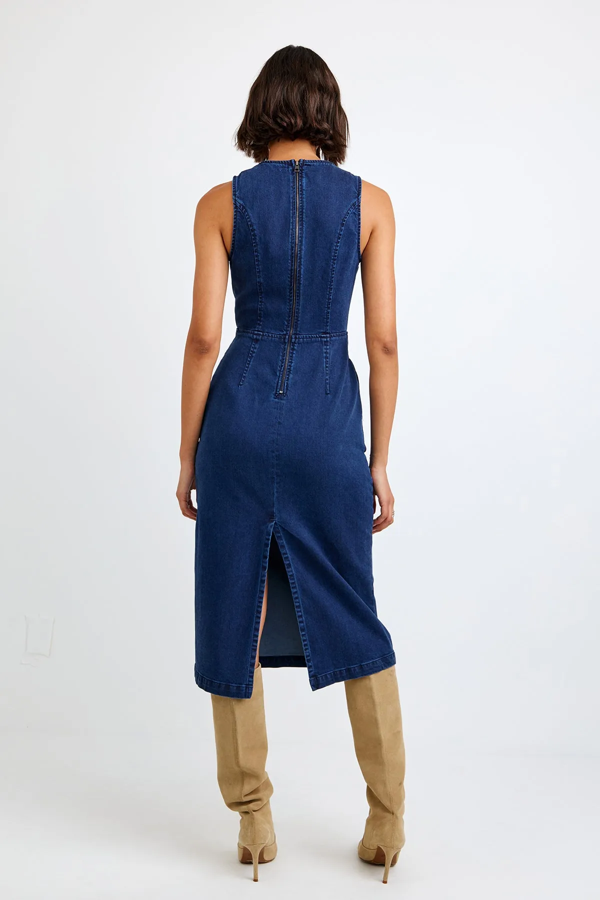 Zip Back Maxi Dress sold by French Cuff product image thumbnail 3