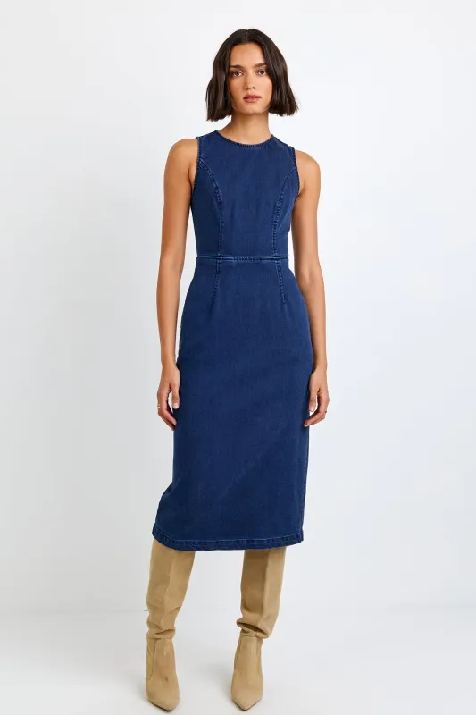 Zip Back Maxi Dress sold by French Cuff