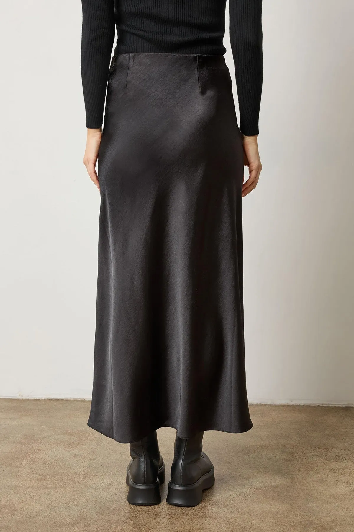 Satin Bias Maxi Skirt sold by French Cuff product image thumbnail 2