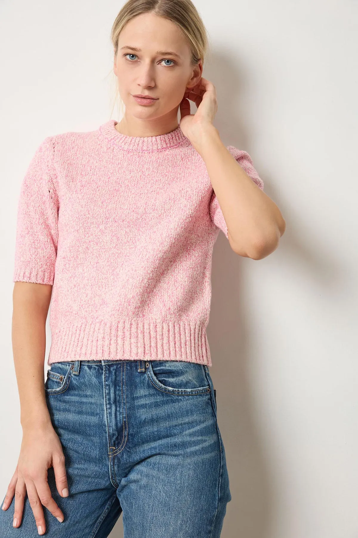 Short Sleeve Marled Pullover sold by French Cuff product image thumbnail 3