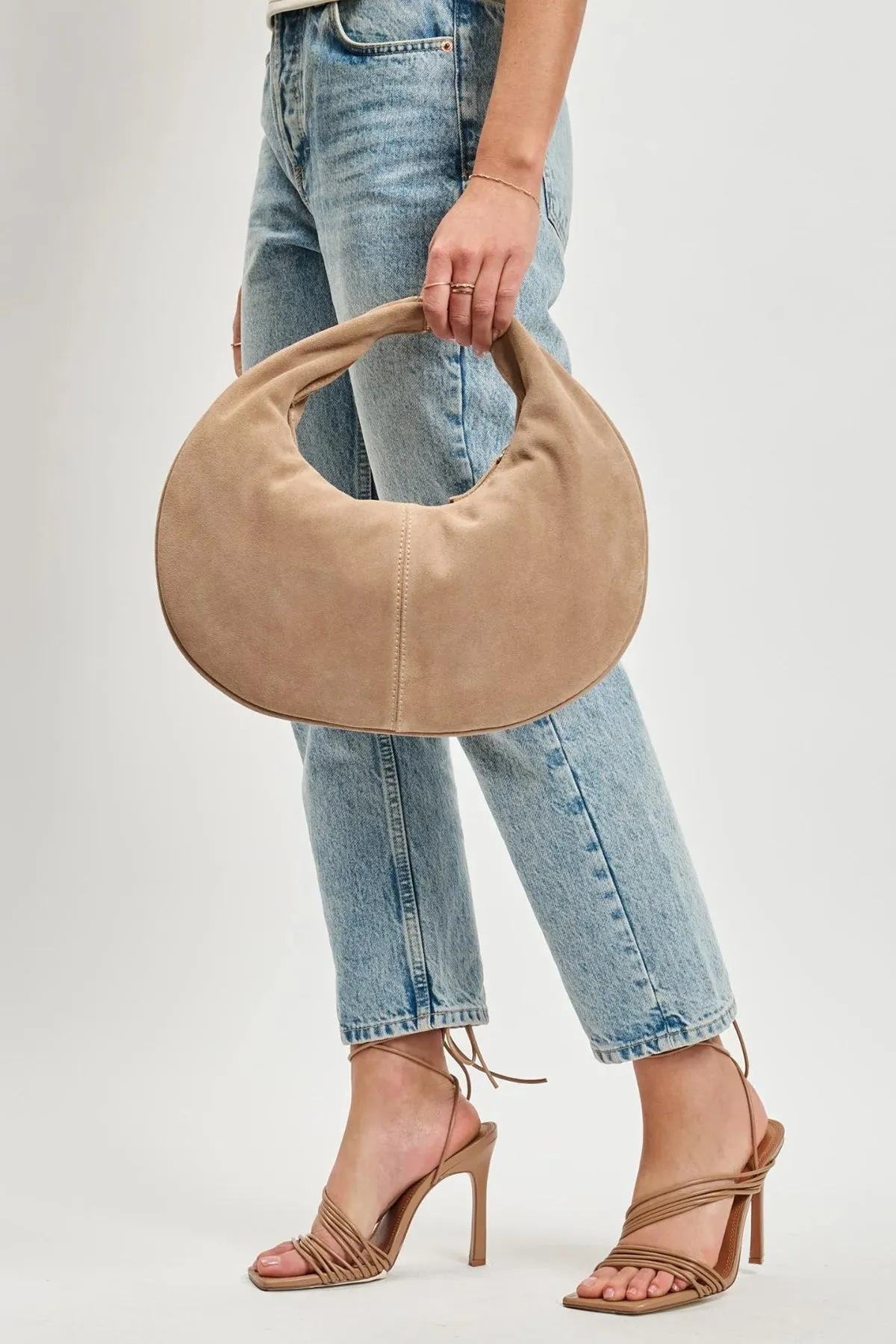 Farrah Genuine Suede Leather Hobo sold by French Cuff product image thumbnail 2