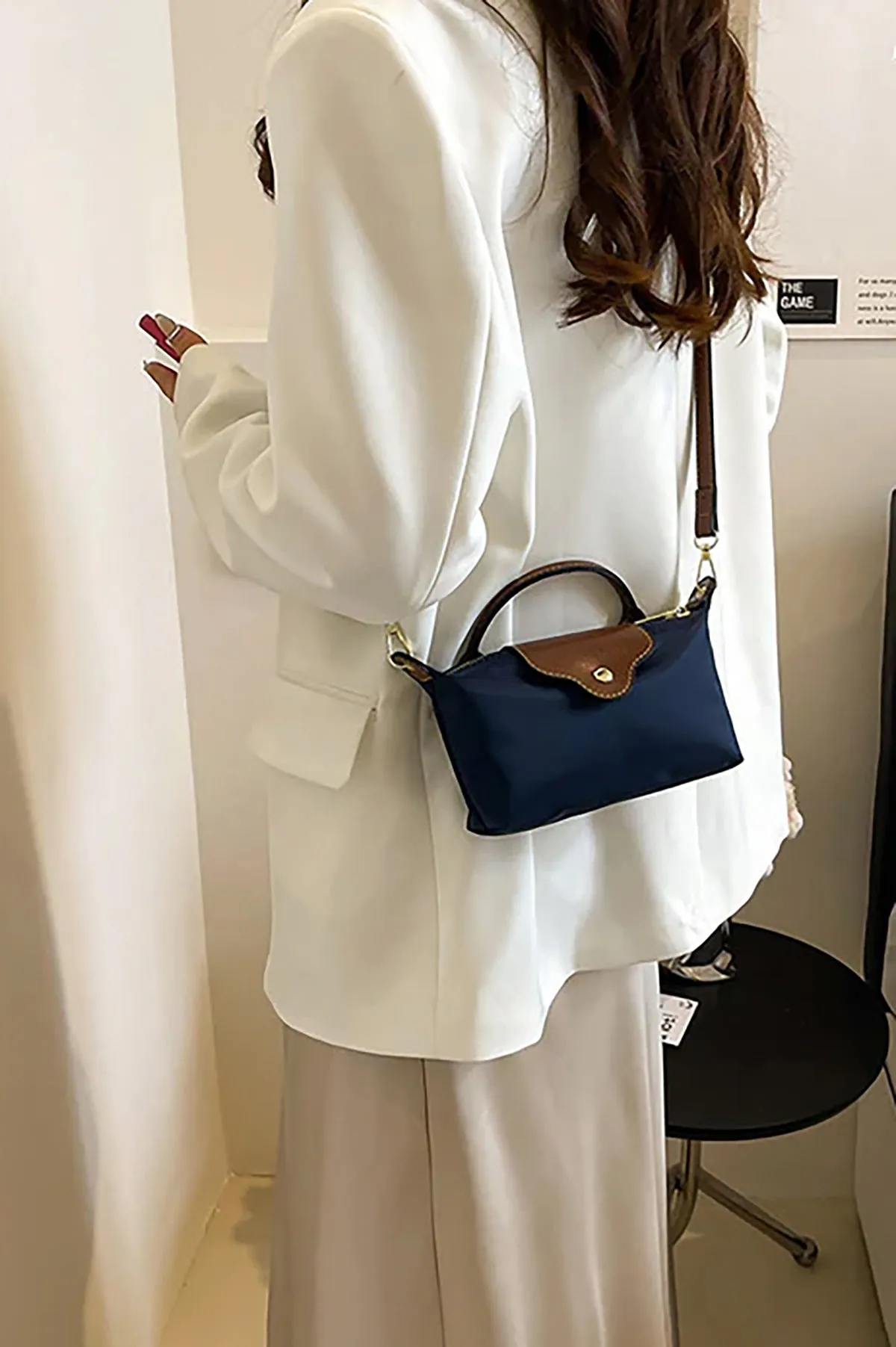 Simple Casual Square Shoulder Bag sold by French Cuff