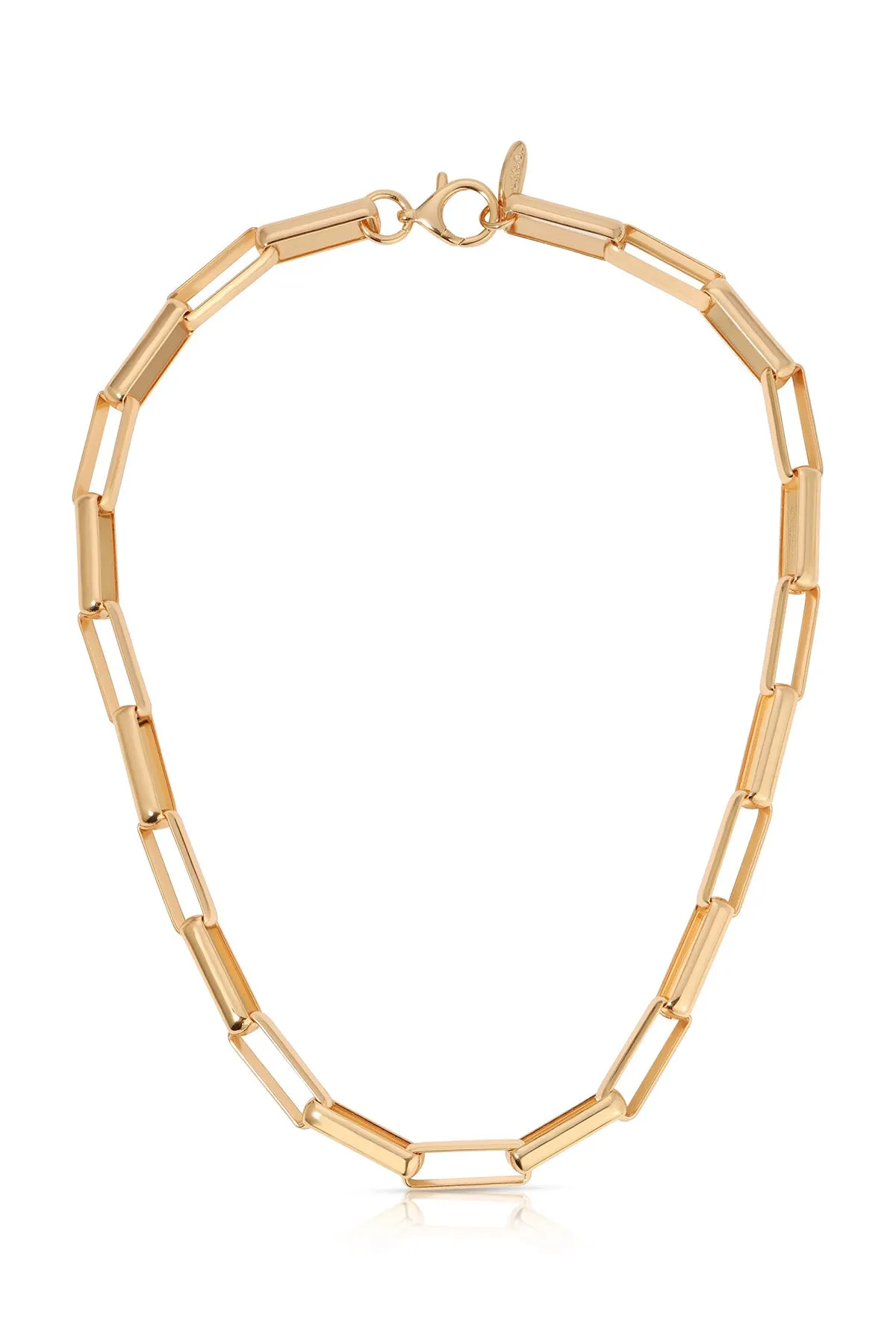 Rectangular Link Necklace sold by French Cuff product image thumbnail 4