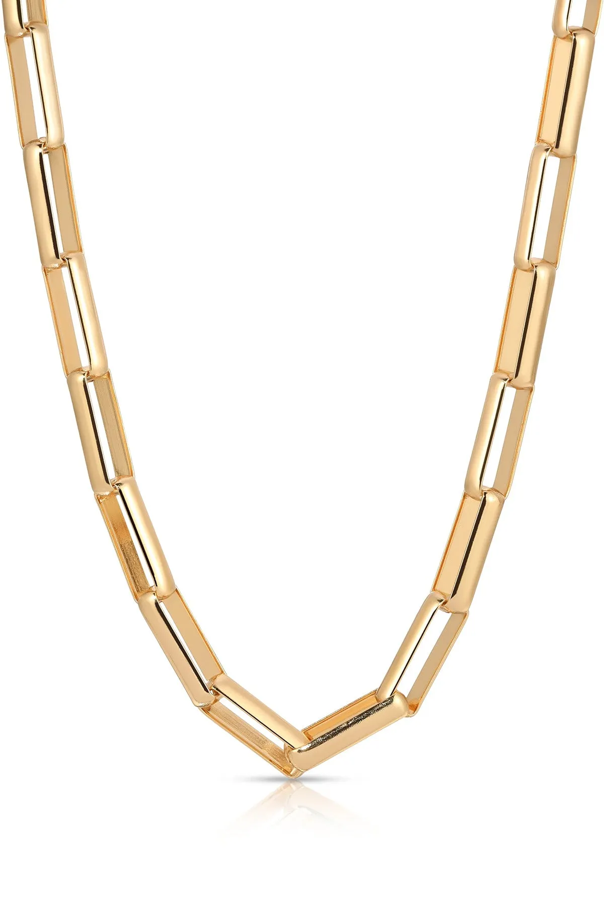 Rectangular Link Necklace sold by French Cuff product image thumbnail 2