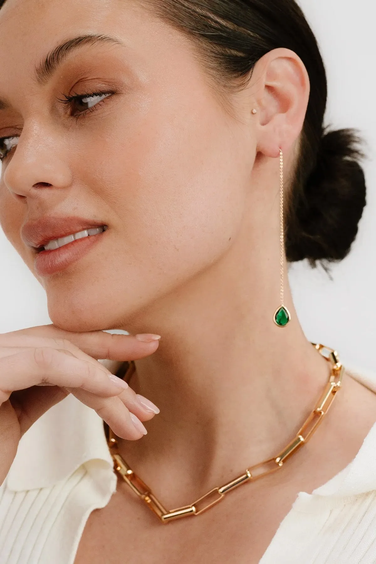 Rectangular Link Necklace sold by French Cuff product image thumbnail 3