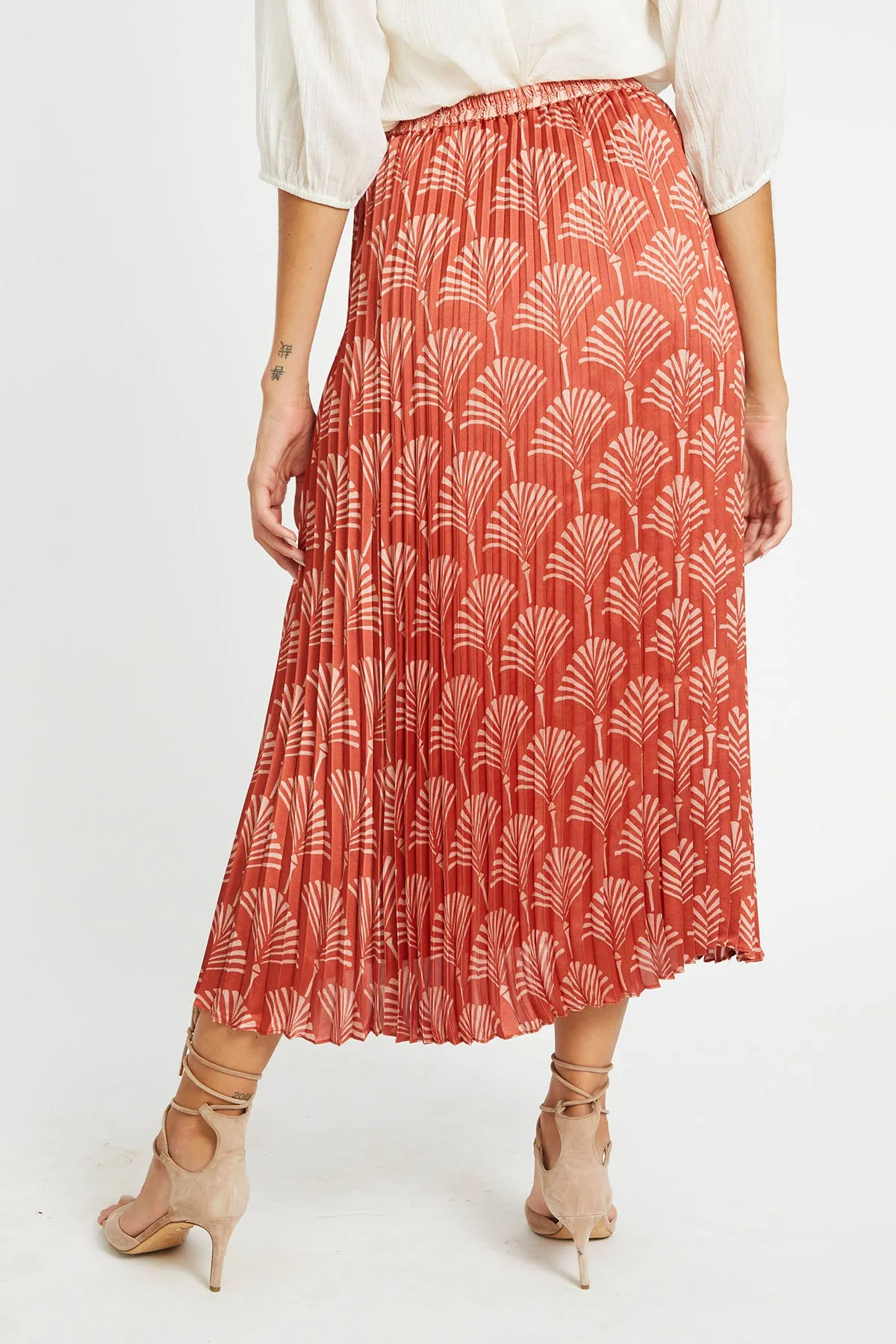 Lucille Rust Ginko Breeze Skirt sold by French Cuff product image thumbnail 3