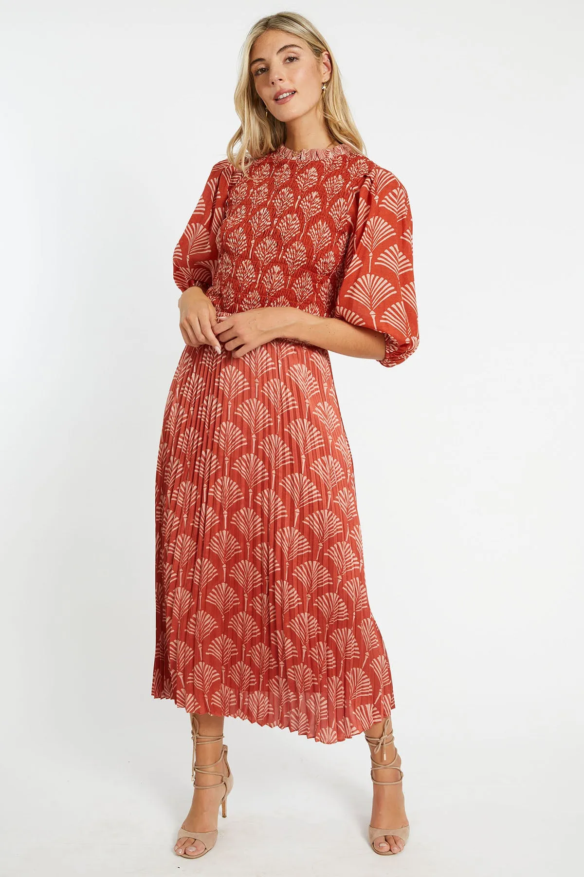 Lucille Rust Ginko Breeze Skirt sold by French Cuff product image thumbnail 4