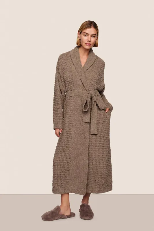 Recycled Boucle Waffle Robe sold by French Cuff