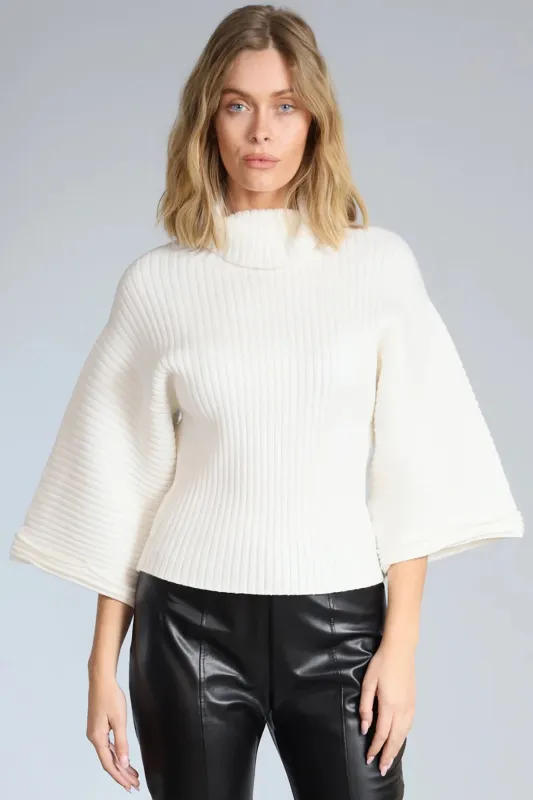 Rib Kimono Sweater sold by French Cuff