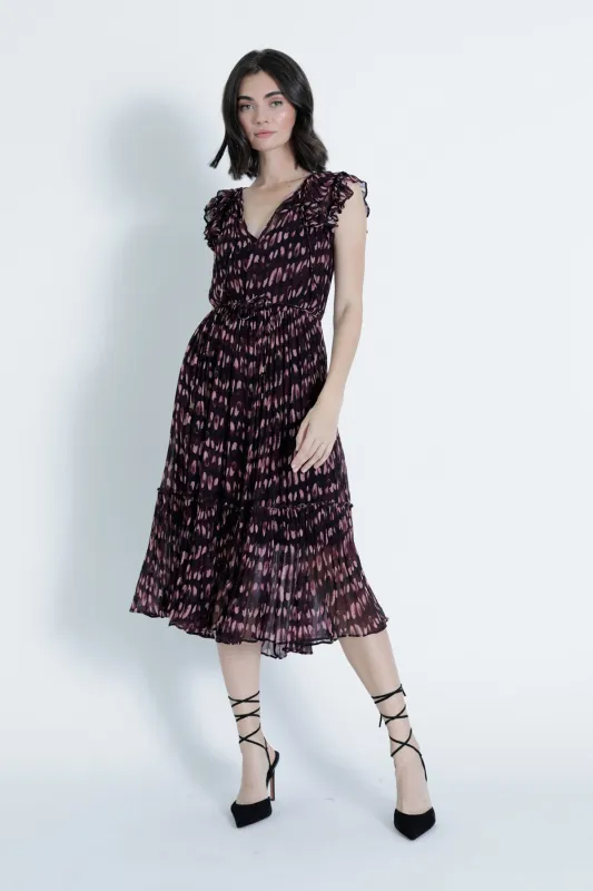 Ximena Print Maxi Dress sold by French Cuff