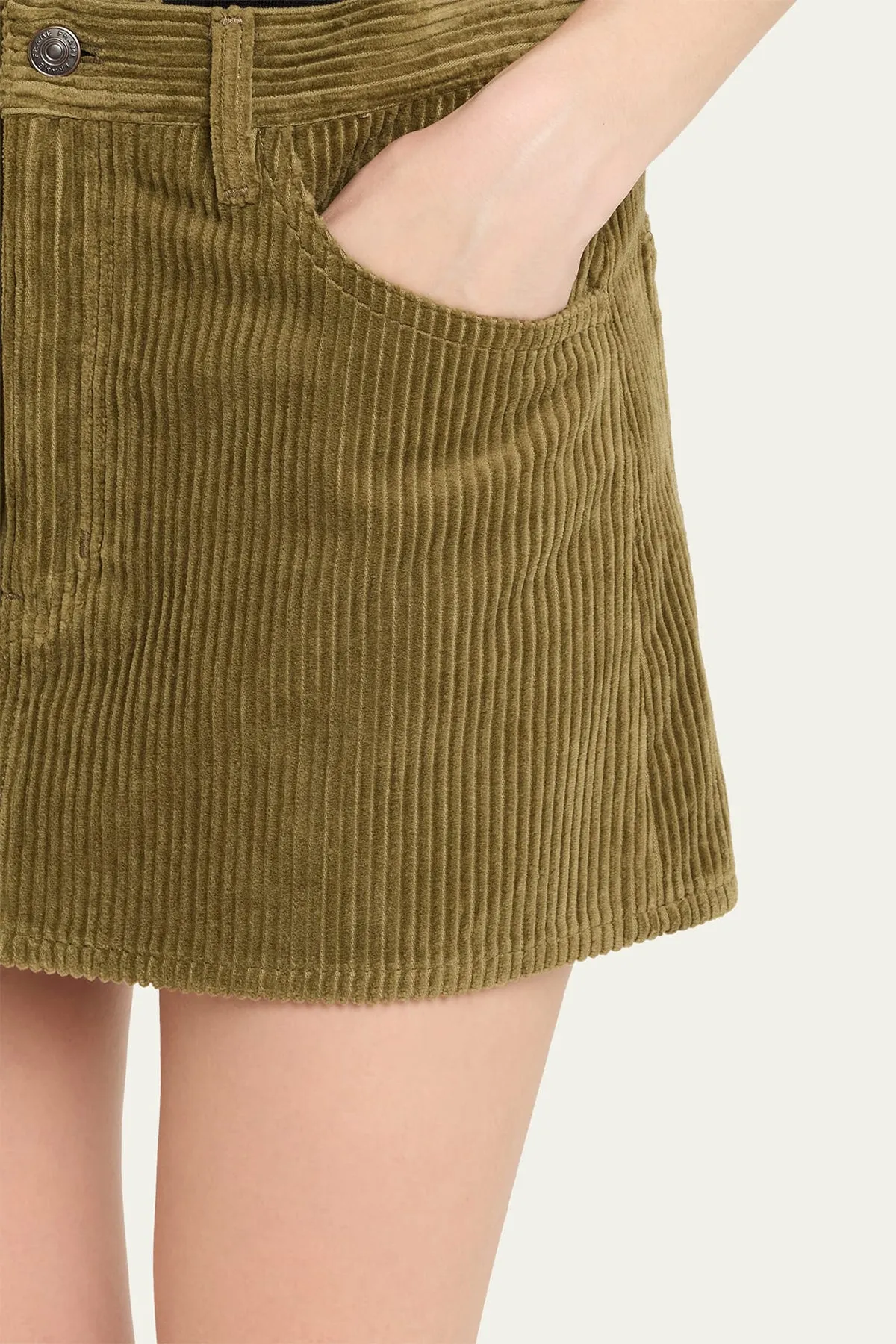 The Corduroy Mini Skirt sold by French Cuff product image thumbnail 3