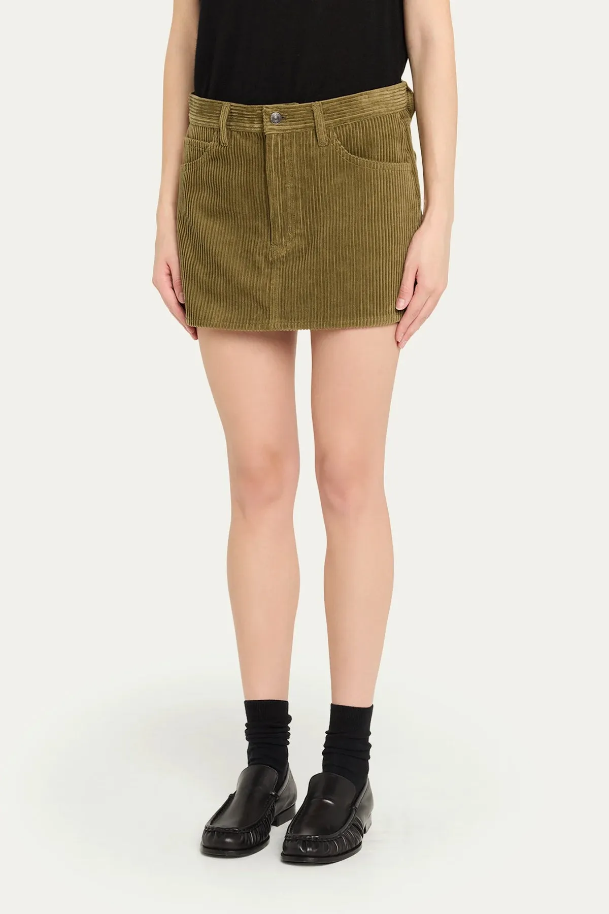 The Corduroy Mini Skirt sold by French Cuff