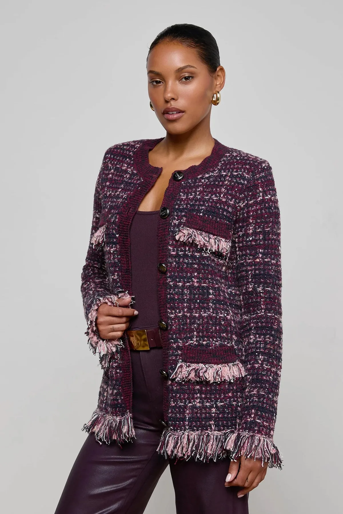 Kastoria Fringe Trm Cardi sold by French Cuff product image thumbnail 3