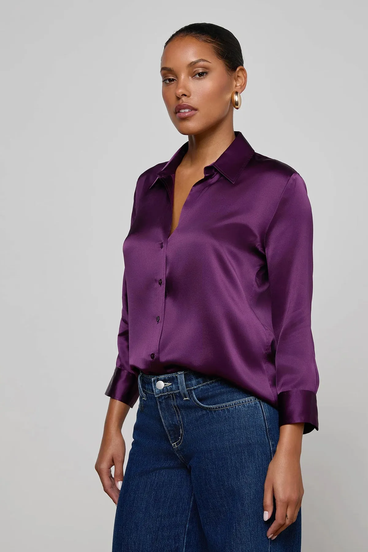 Dani 3/4 Sleeve Blouse sold by French Cuff product image thumbnail 3