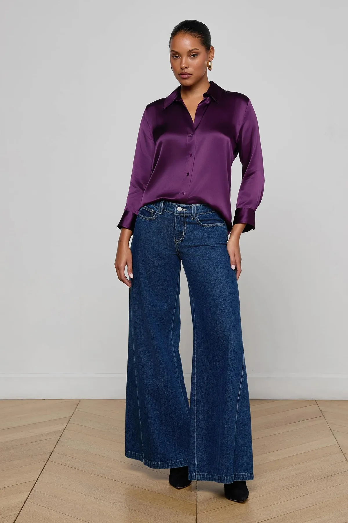 Dani 3/4 Sleeve Blouse sold by French Cuff product image thumbnail 5