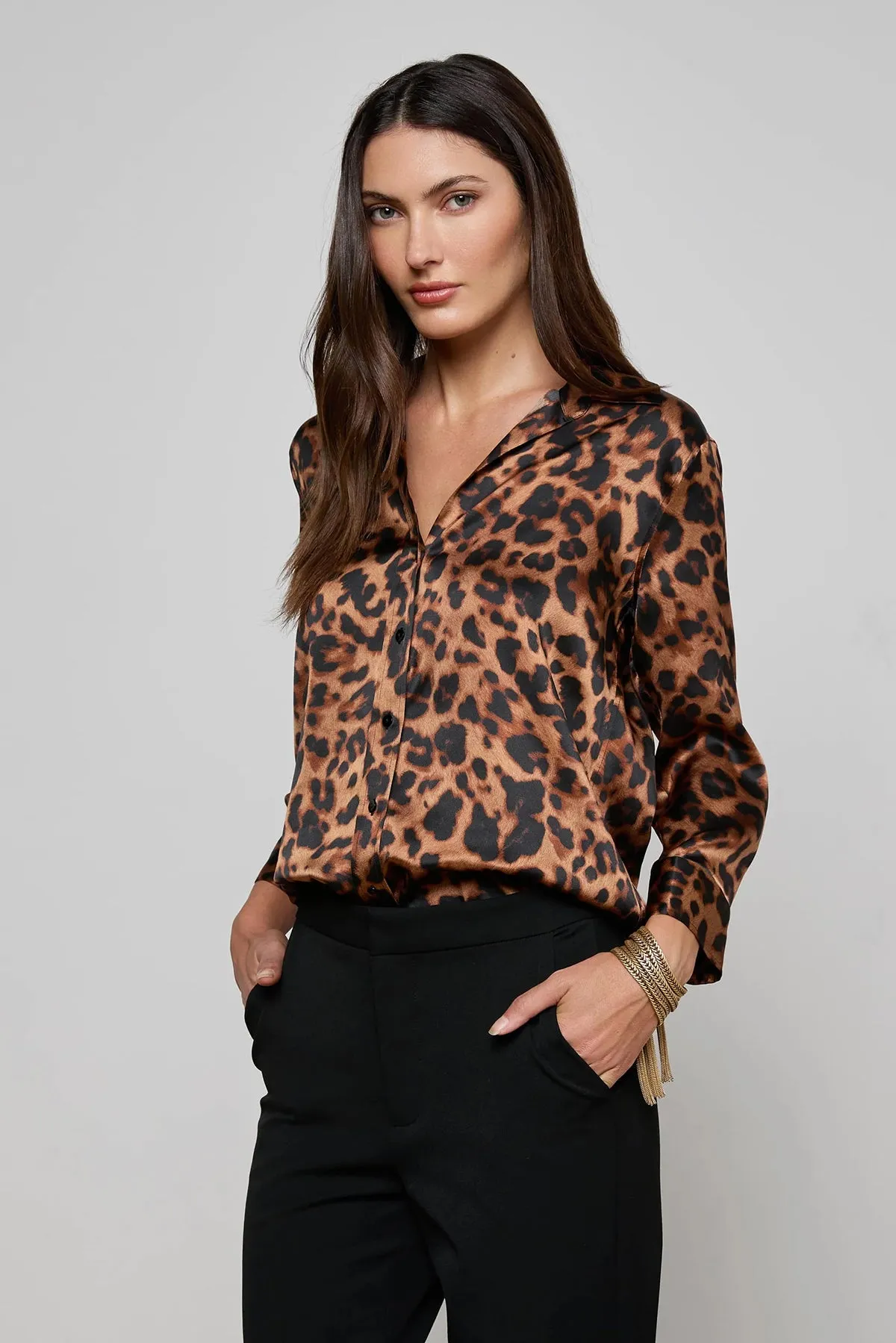 Dani 3/4 Sleeve Blouse sold by French Cuff product image thumbnail 3