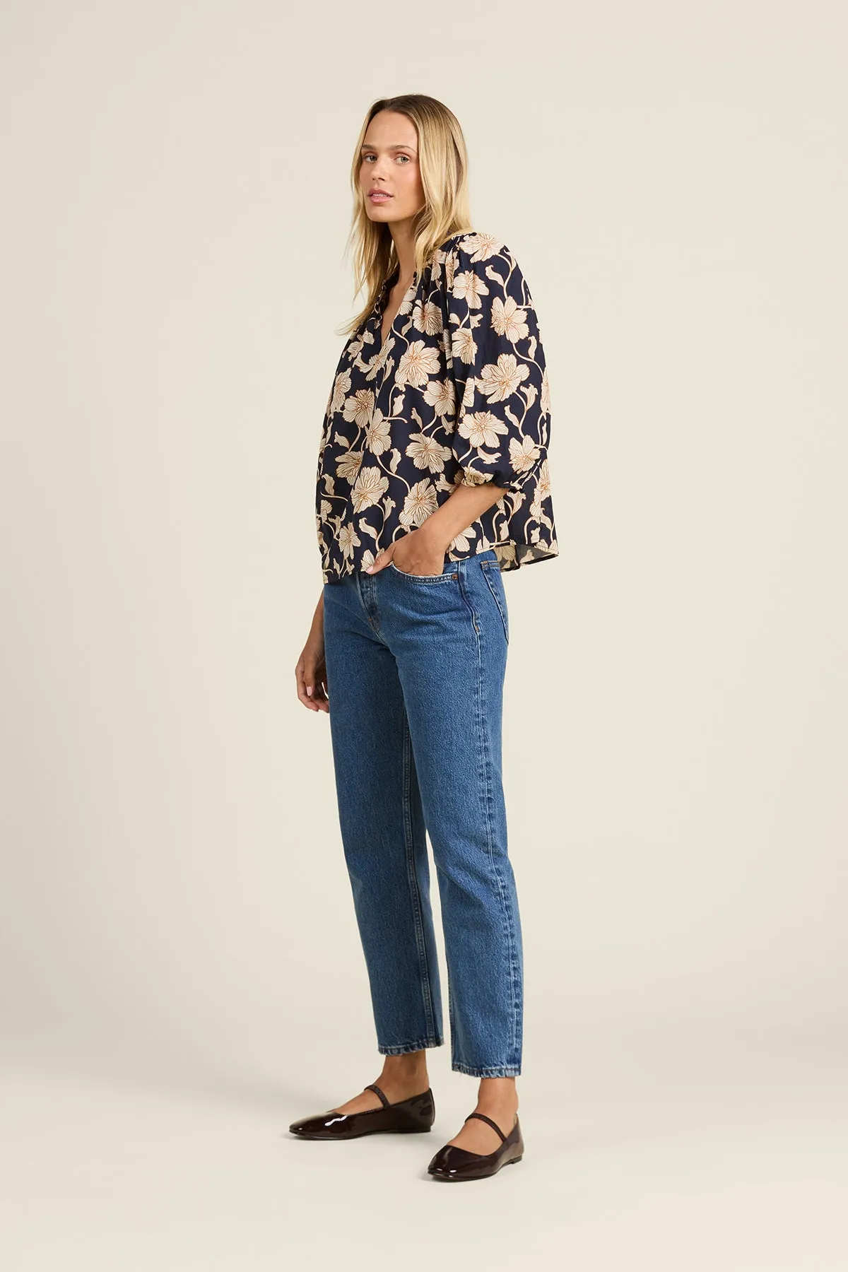 Orly Blouse Viola Nocturne sold by French Cuff product image thumbnail 2