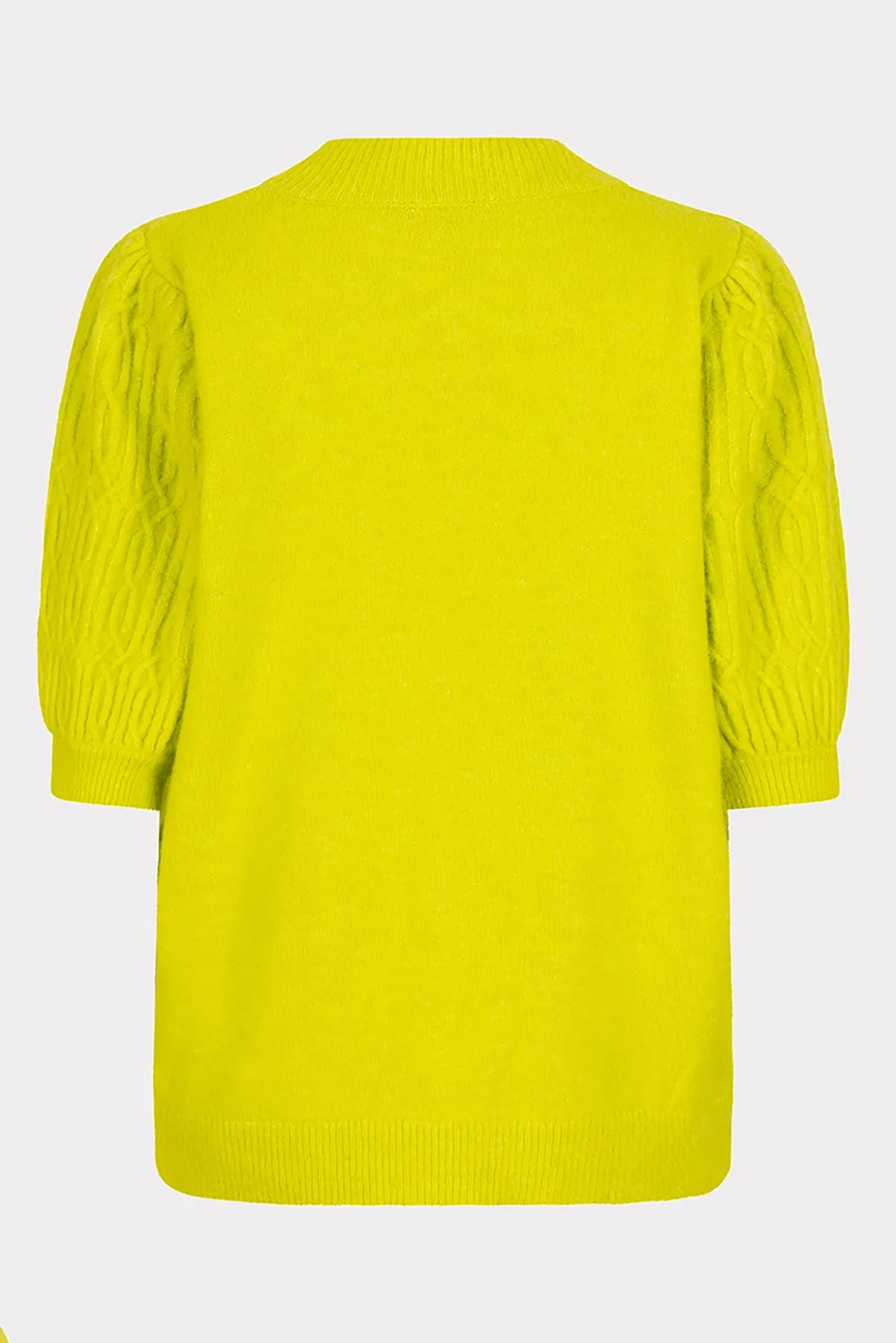 Sweater pearls cable short sleeves sold by French Cuff product image thumbnail 3