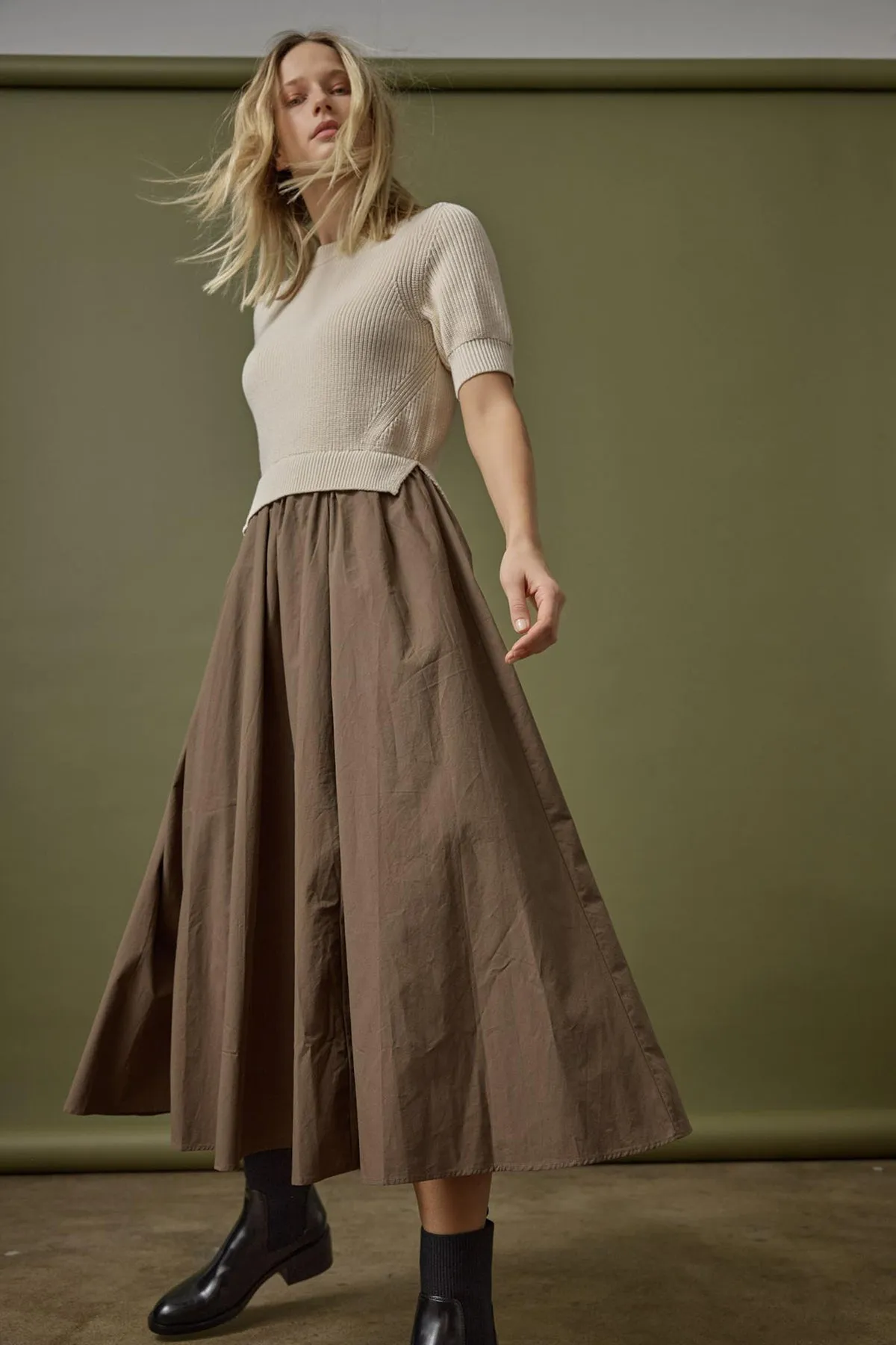 Mixed Media Dress sold by French Cuff