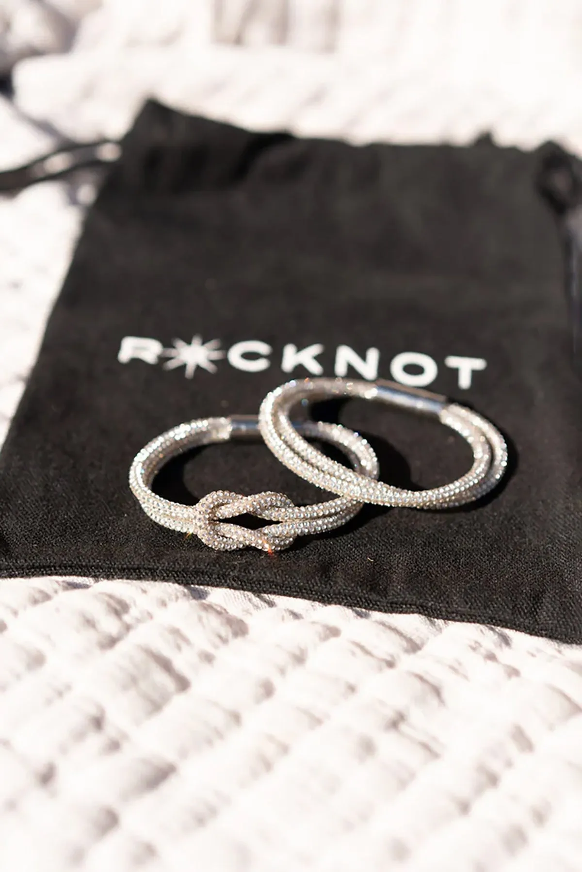 Crystal Knot Bracelet Set sold by French Cuff product image thumbnail 2