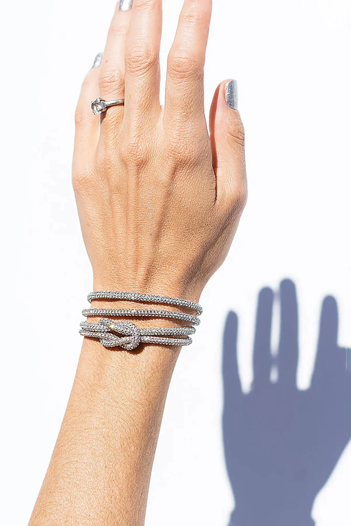 Crystal Knot Bracelet Set sold by French Cuff product image thumbnail 3