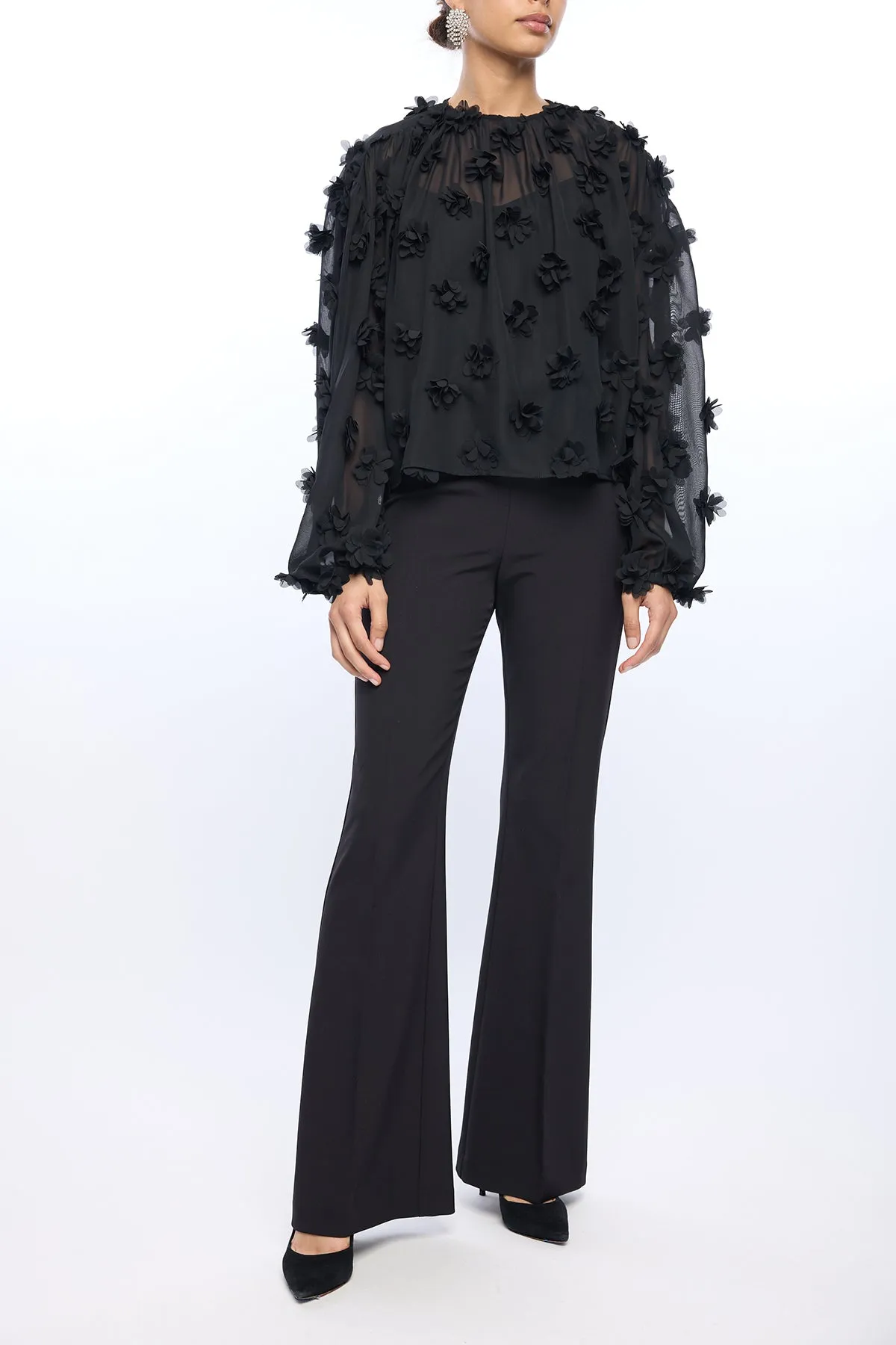 Shea Floral Sequin Blouse sold by French Cuff product image thumbnail 3