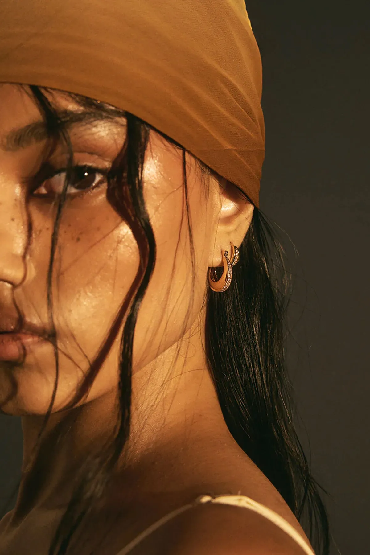 Pave Wave Huggies Set sold by French Cuff product image thumbnail 2