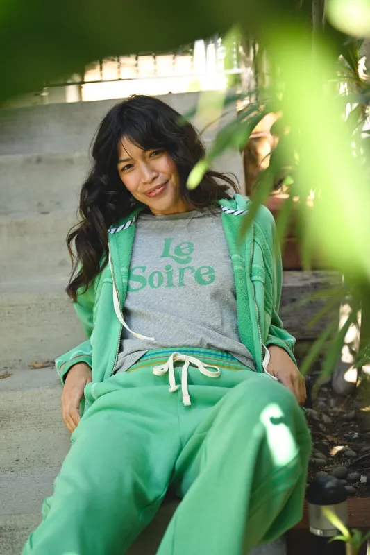 Short Sleeve Boxy Crew Tee- La Soiree made by French Cuff