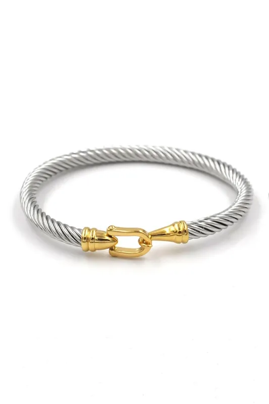 Hinge Bangle Bracelet sold by French Cuff