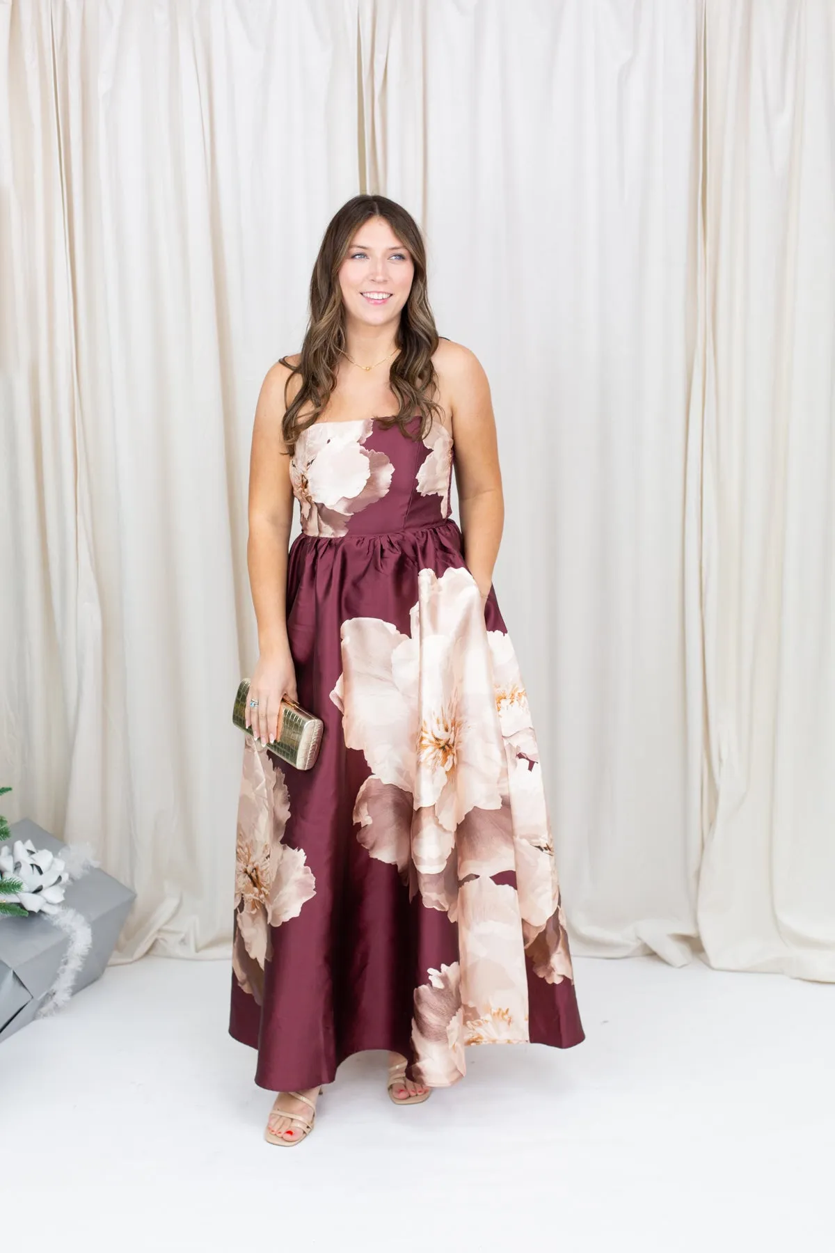 Printed Maxi Dress sold by French Cuff