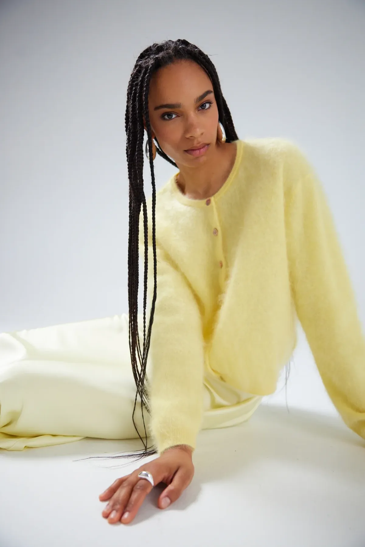 Brushed Chelsea Cardigan sold by French Cuff