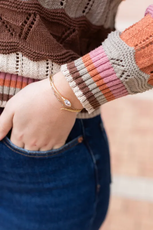 Marquise Crystal Cuff sold by French Cuff
