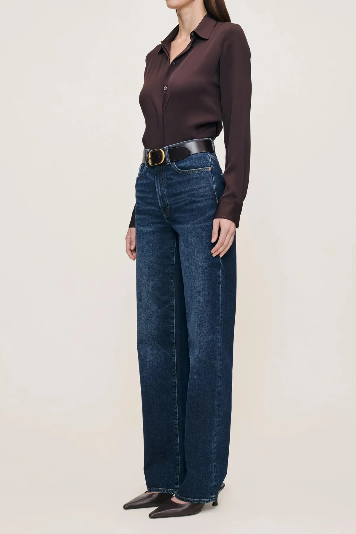 KARMINE REFINED WIDE LEG: HIGH RISE 33' sold by French Cuff product image thumbnail 2