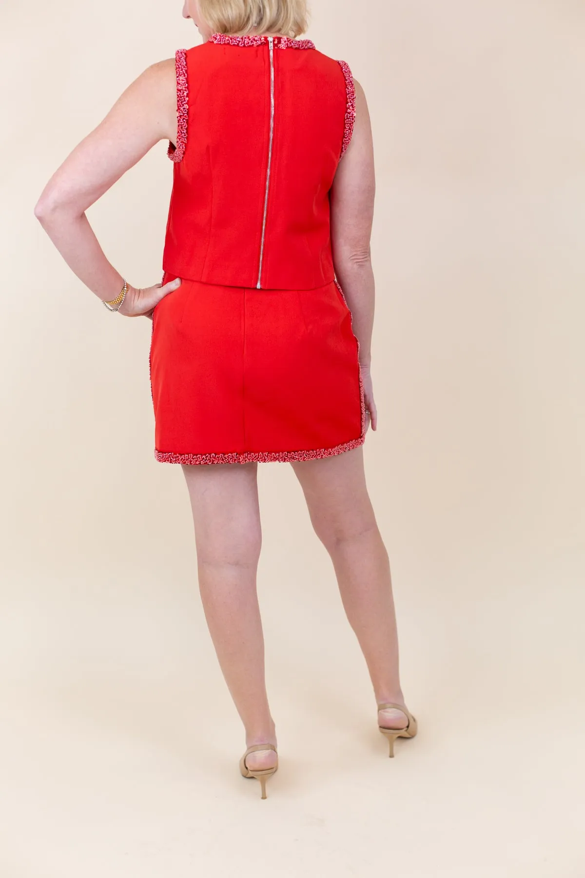 Beaded Trim Skirt sold by French Cuff product image thumbnail 2