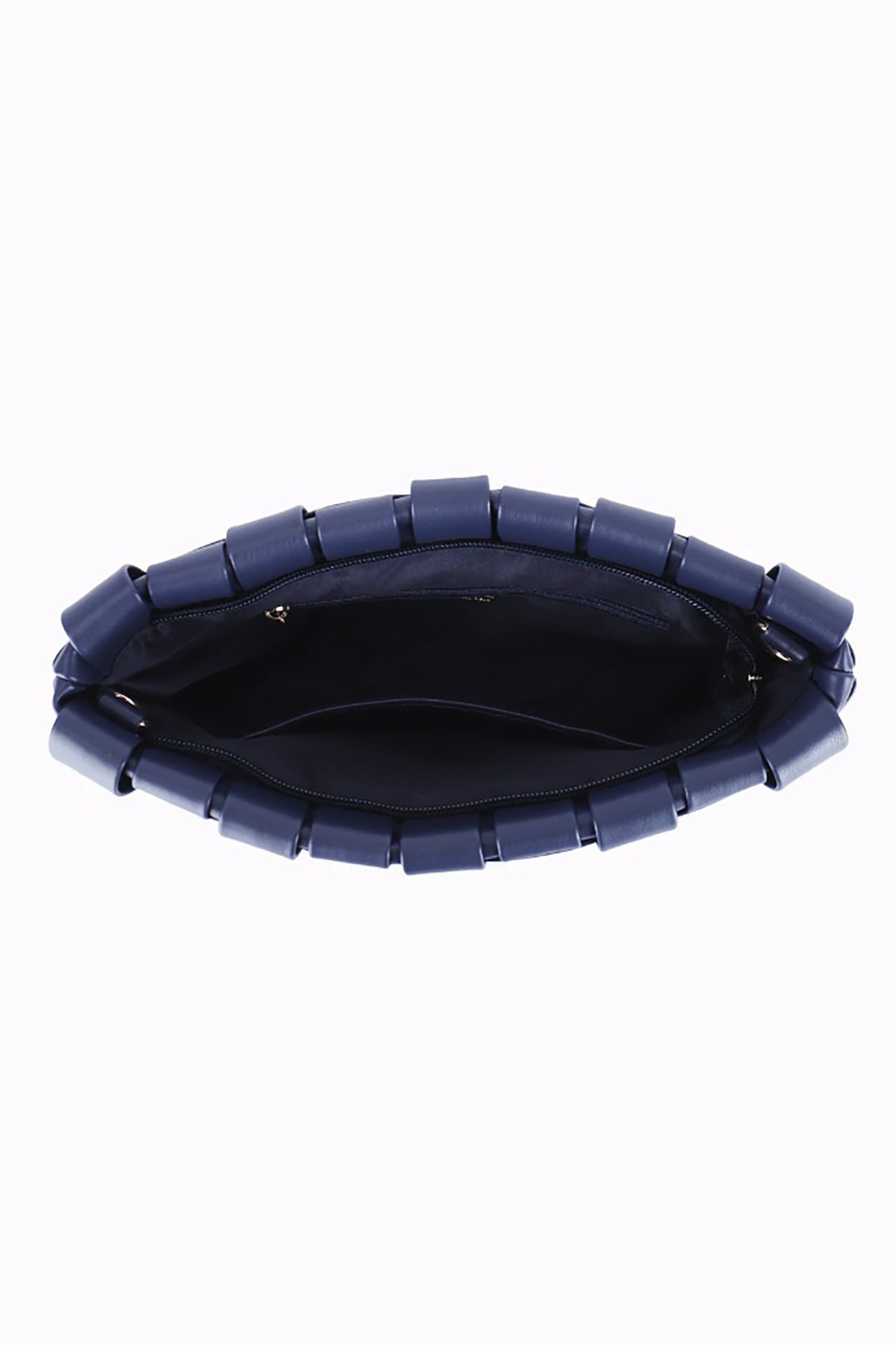 Lindy Clutch Woven Large - Navy sold by French Cuff product image thumbnail 3