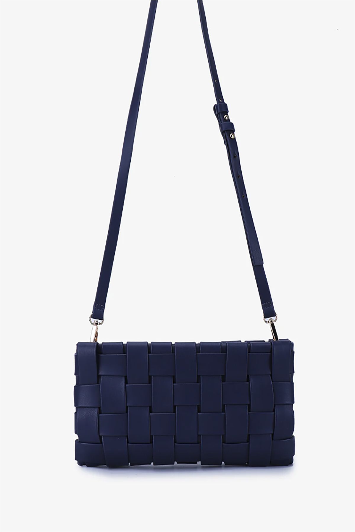 Lindy Clutch Woven Large - Navy sold by French Cuff product image thumbnail 2