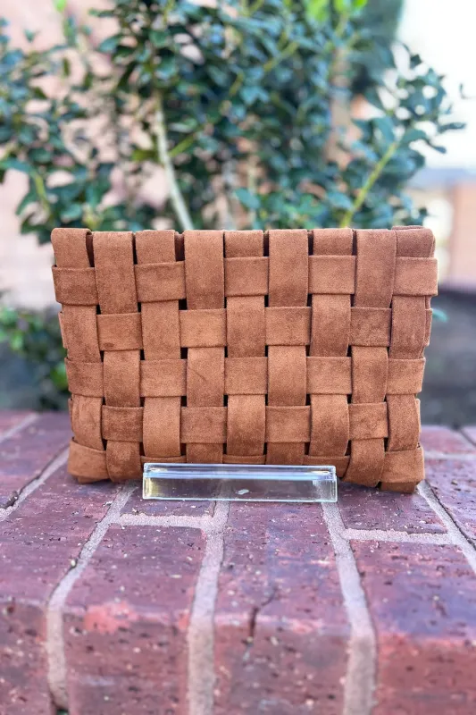 Lindy Woven Large Faux Suede made by French Cuff