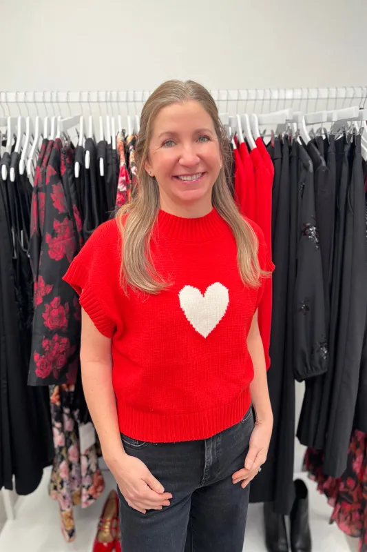 Heart Sweater sold by French Cuff