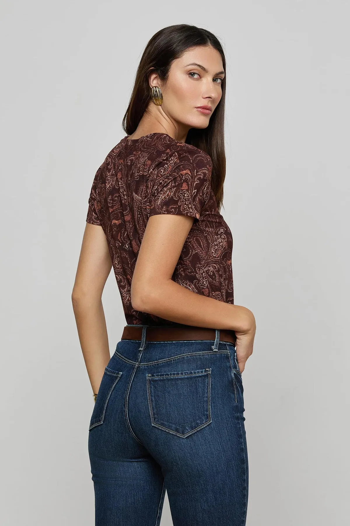 Ressi Short Sleeve Crew Neck Tee sold by French Cuff product image thumbnail 3