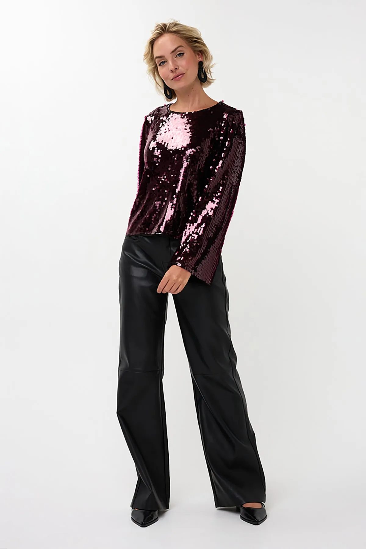 Top Flared Sleeve Sequins sold by French Cuff product image thumbnail 5