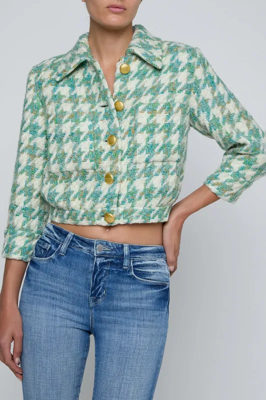 Jia Crop 3/4 Sleeve Jacket sold by French Cuff