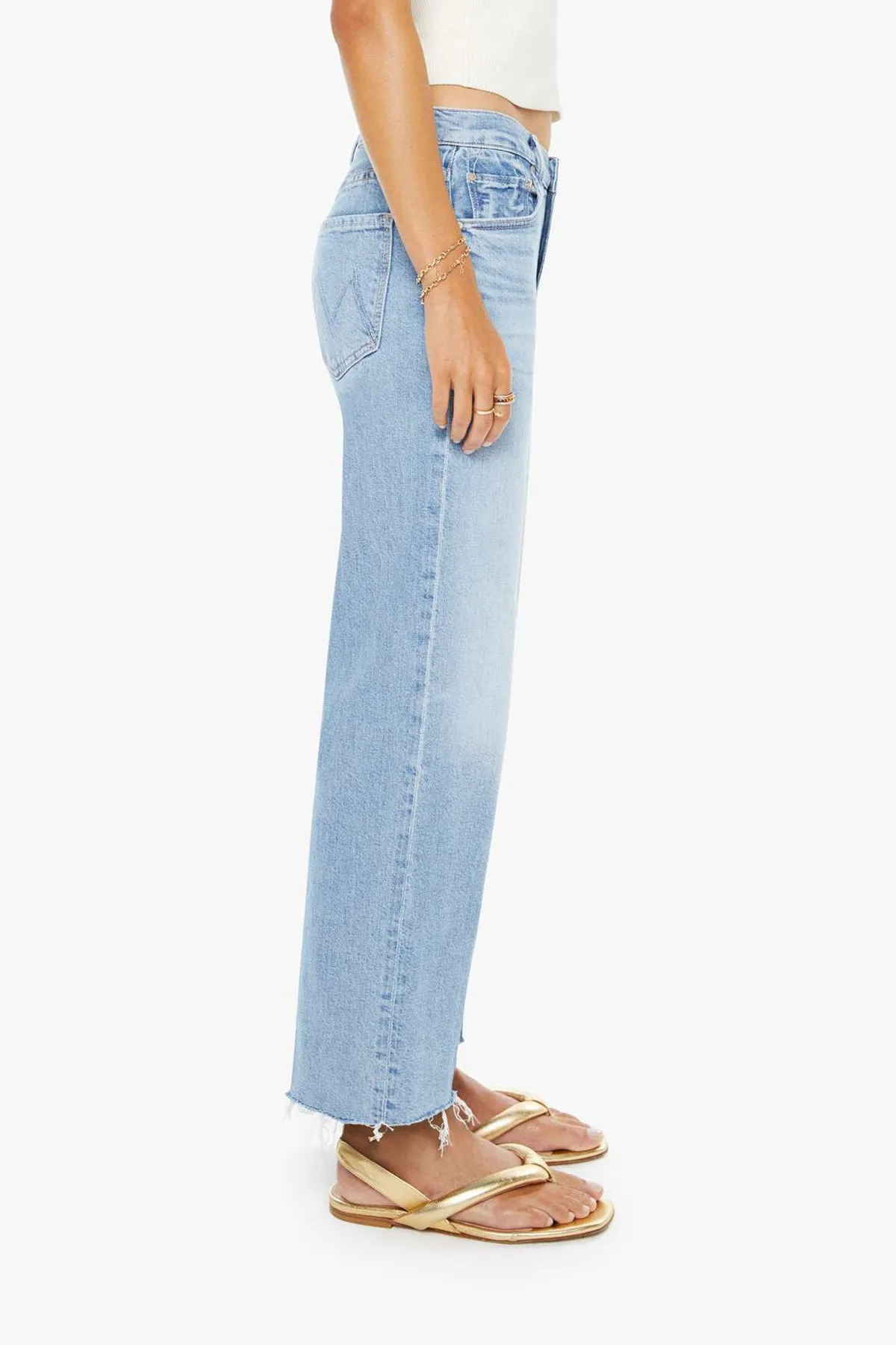 The Mid Rise Rambler Zip Ankle Fray sold by French Cuff product image thumbnail 2