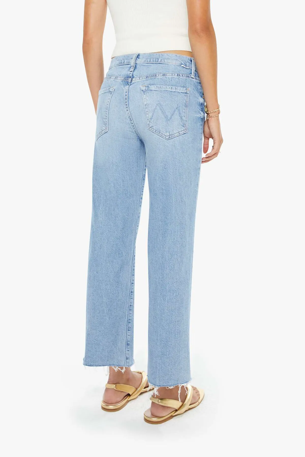 The Mid Rise Rambler Zip Ankle Fray sold by French Cuff product image thumbnail 3