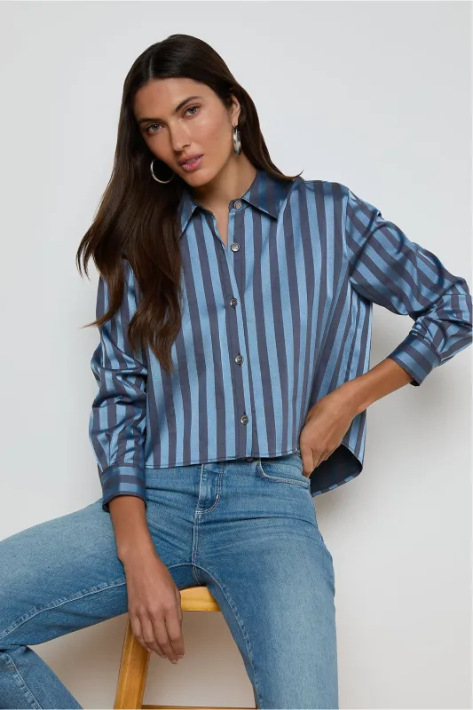 Cosette Crop Hi Low Shirt sold by French Cuff